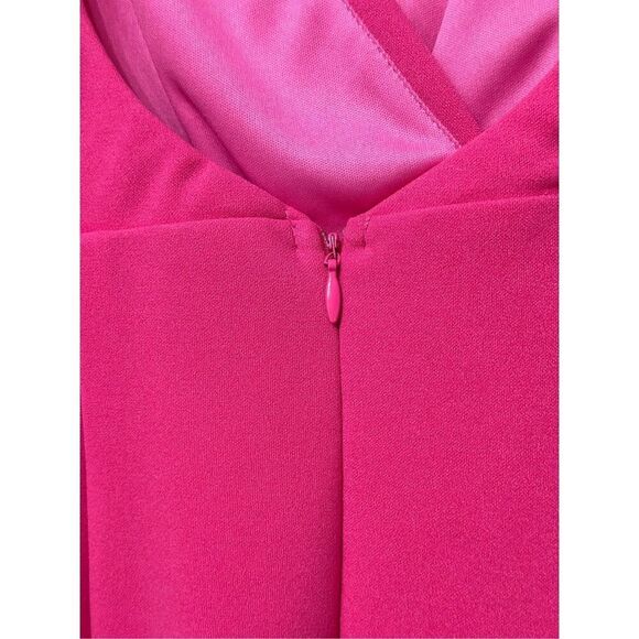 NWOT Hello Molly Down For Wine Barbiecore Pink Scoop Back Mini Cocktail Dress 8 - Picture 11 of 11